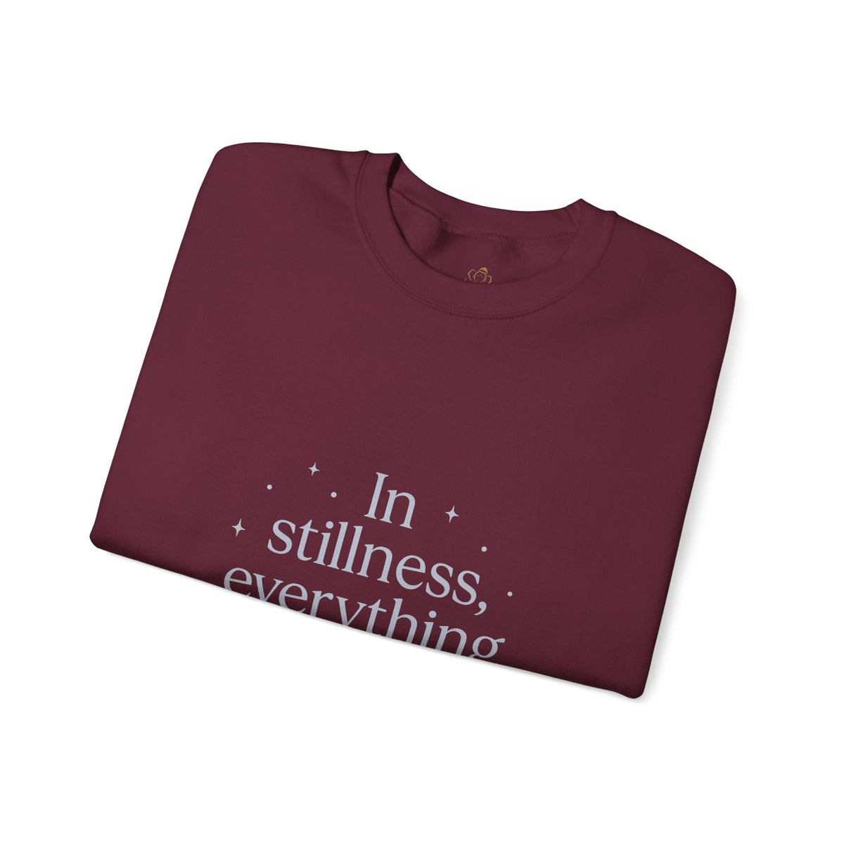 In Stillness, Everything Shines Winter Sweatshirt – product photo 25 of 48