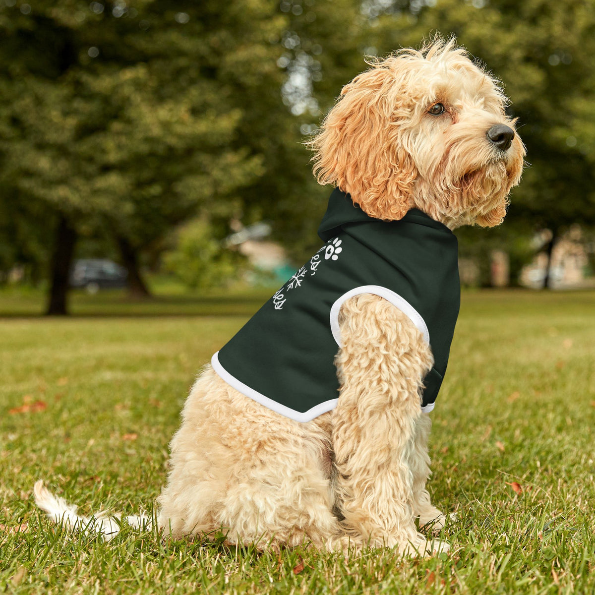 Warm Snuggles, Cold Noses Christmas Pet Hoodie – Cozy Dog Outfit – product photo 6 of 18