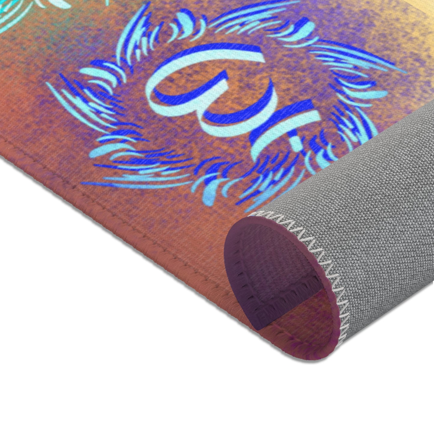 Buddha Chakra Area Rug – Sacred Lotus Meditation Mat