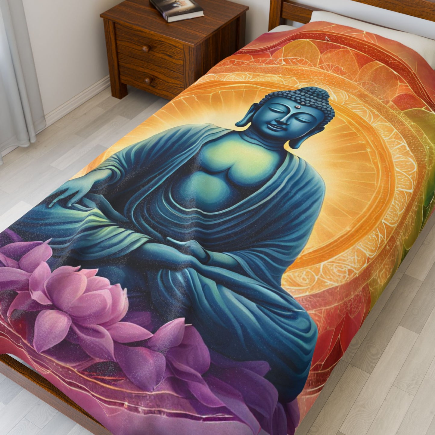 Colorful Buddha Blanket