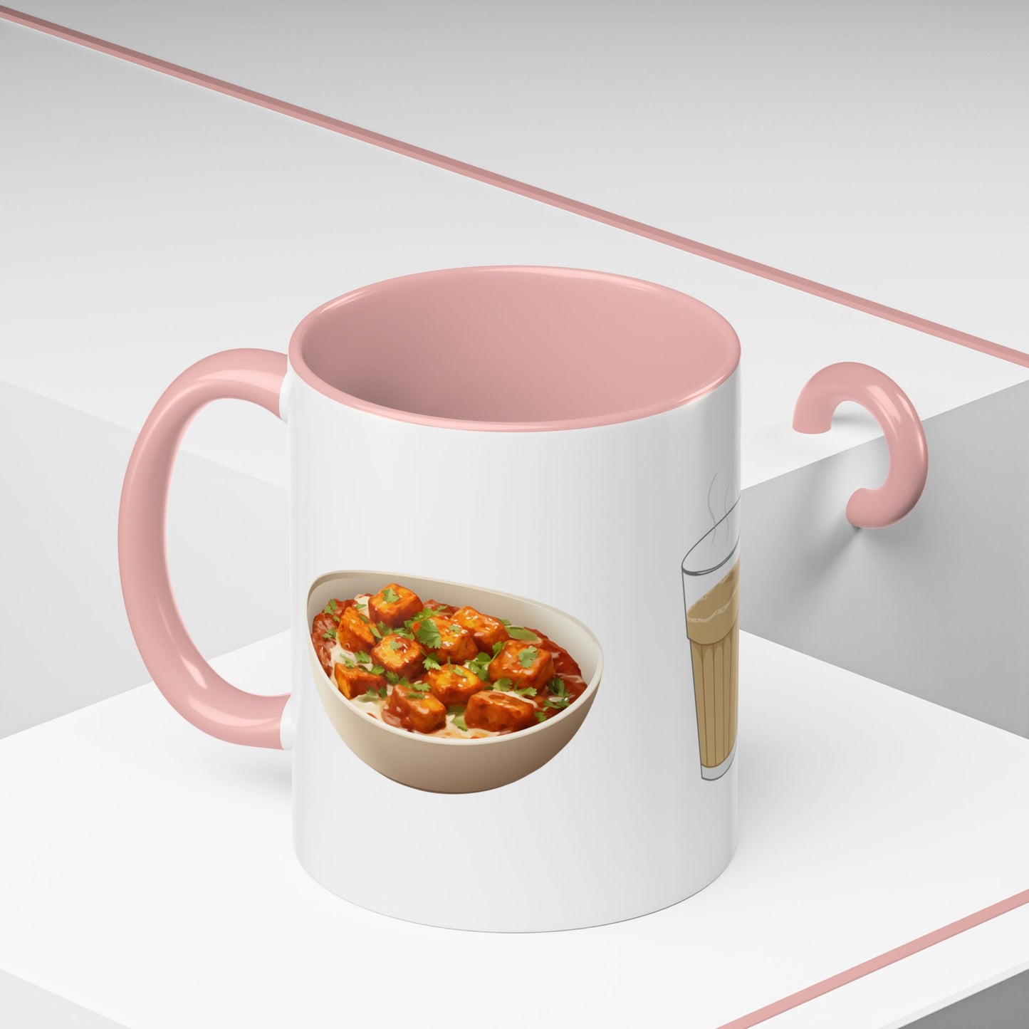 Chai, Paneer & Dosa Two-Tone Mug – By Druvs