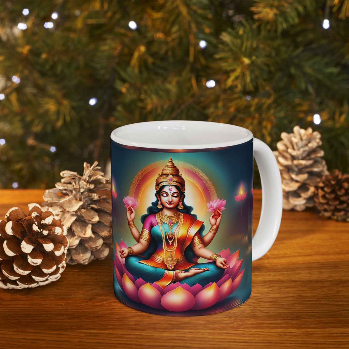 Goddess Lakshmi Mug – Abundance & Prosperity Spiritual Gift