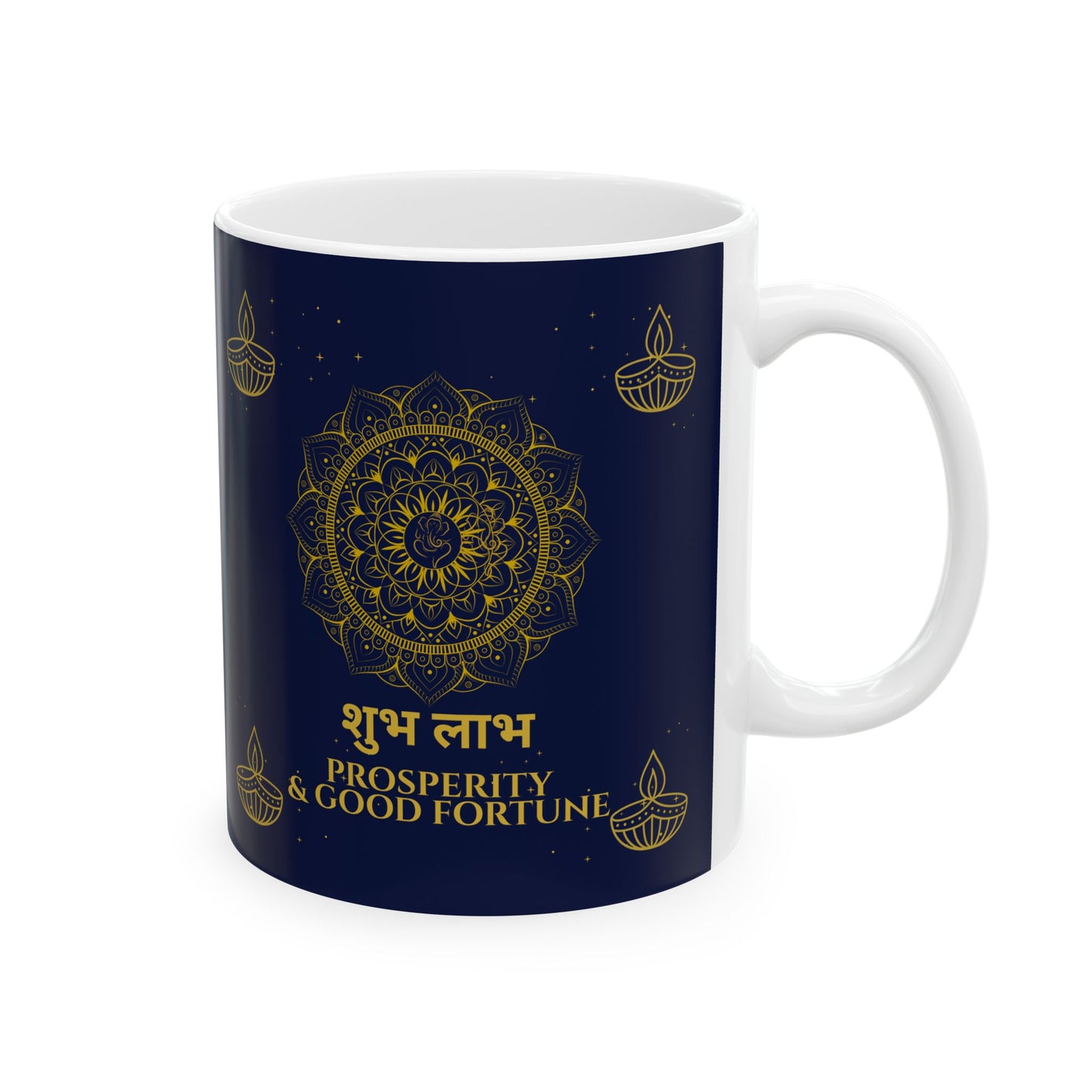 Shubh Labh Mug – Prosperity & Good Fortune Diwali Edition Ceramic Mug