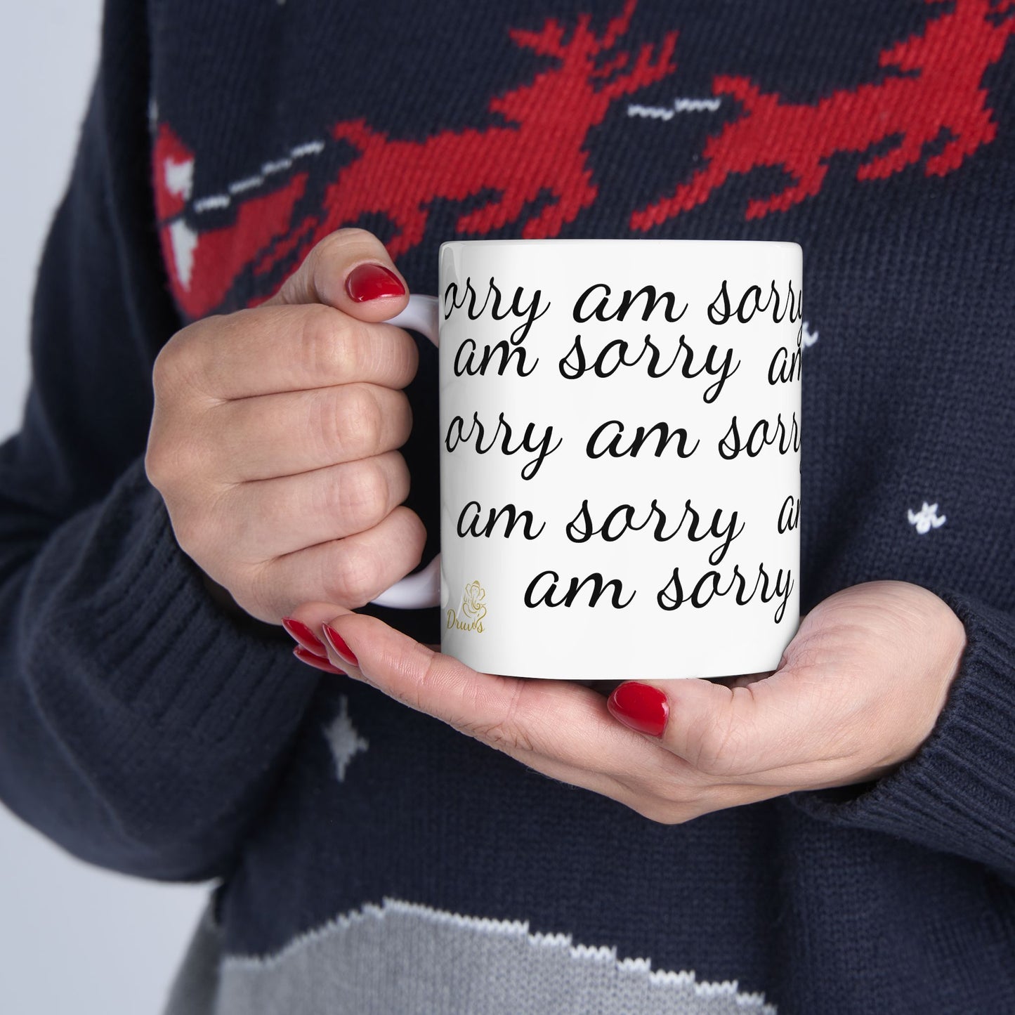 “Am Sorry” Mug – Funny Apology Gift | Ceramic Mug by Druvs