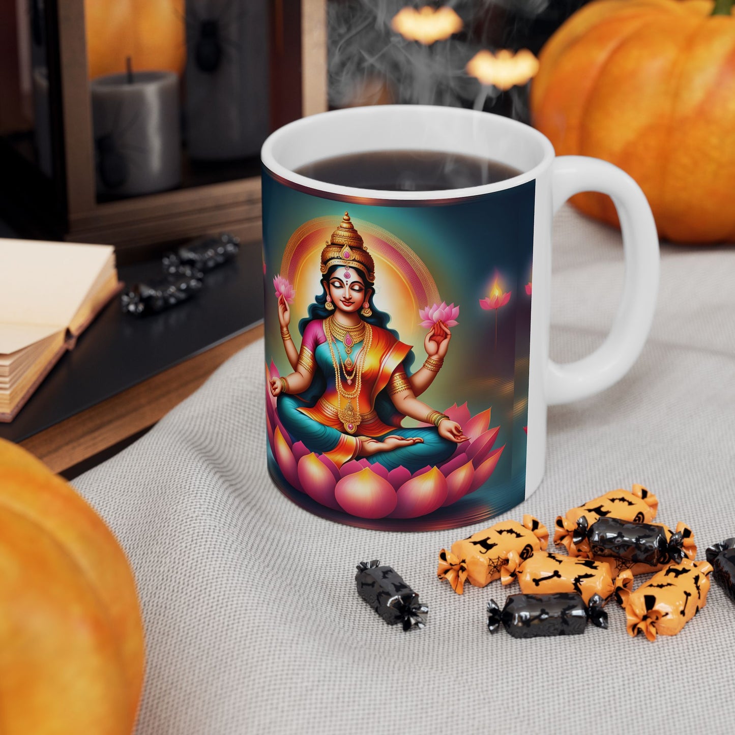 Goddess Lakshmi Mug – Abundance & Prosperity Spiritual Gift