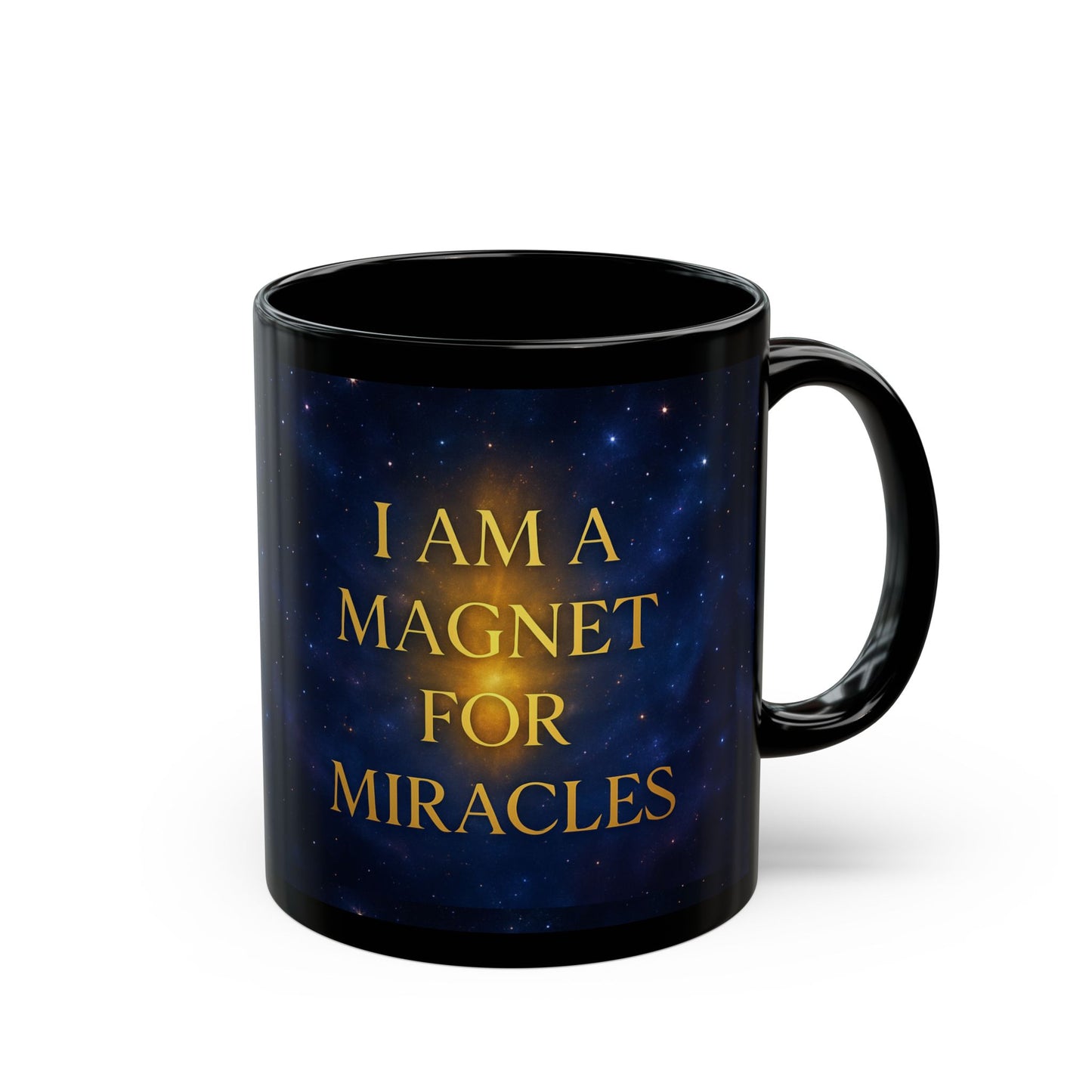 "I Am a Magnet for Miracles" – Cosmic Affirmation Mug