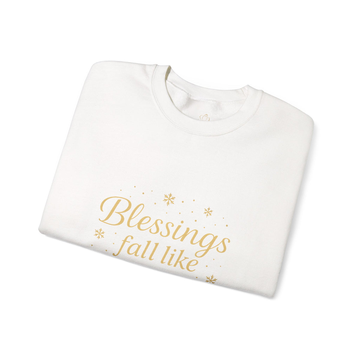 Blessings Fall Like Snow Affirmation Sweatshirt – product photo 28 of 56