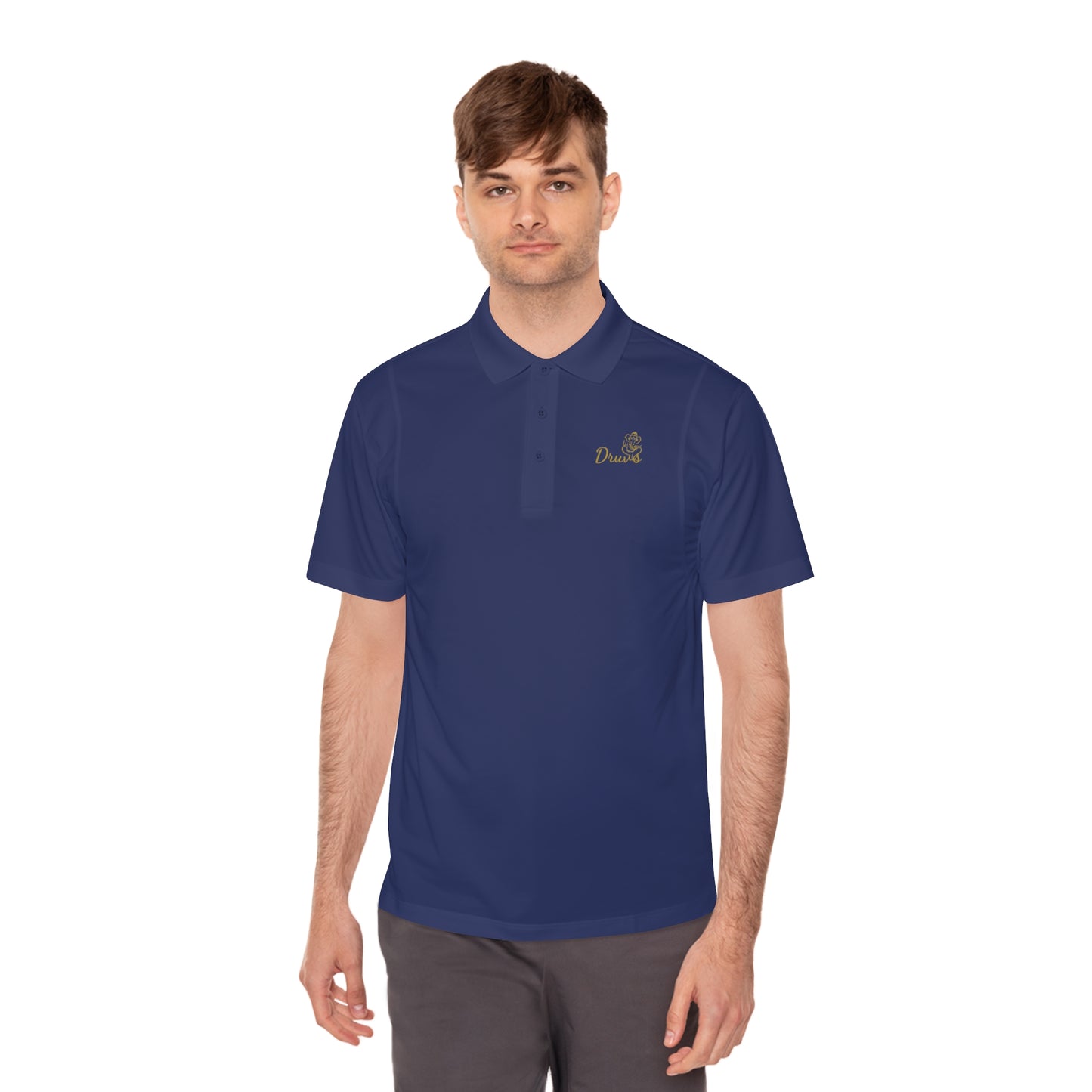 Druvs Premium Polo Shirt – Classic Embroidered Logo, Unisex Fit (Multiple Colors)