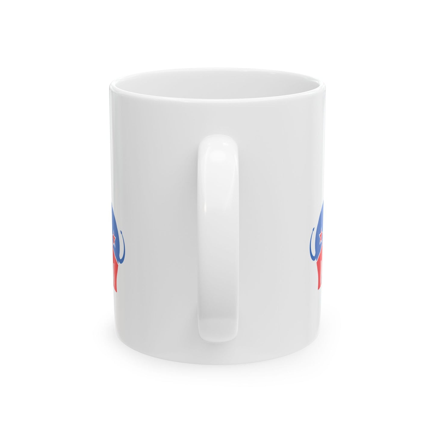 Republican Party Mug – Patriotic Elephant Design | 11oz Ceramic Coffee Cup