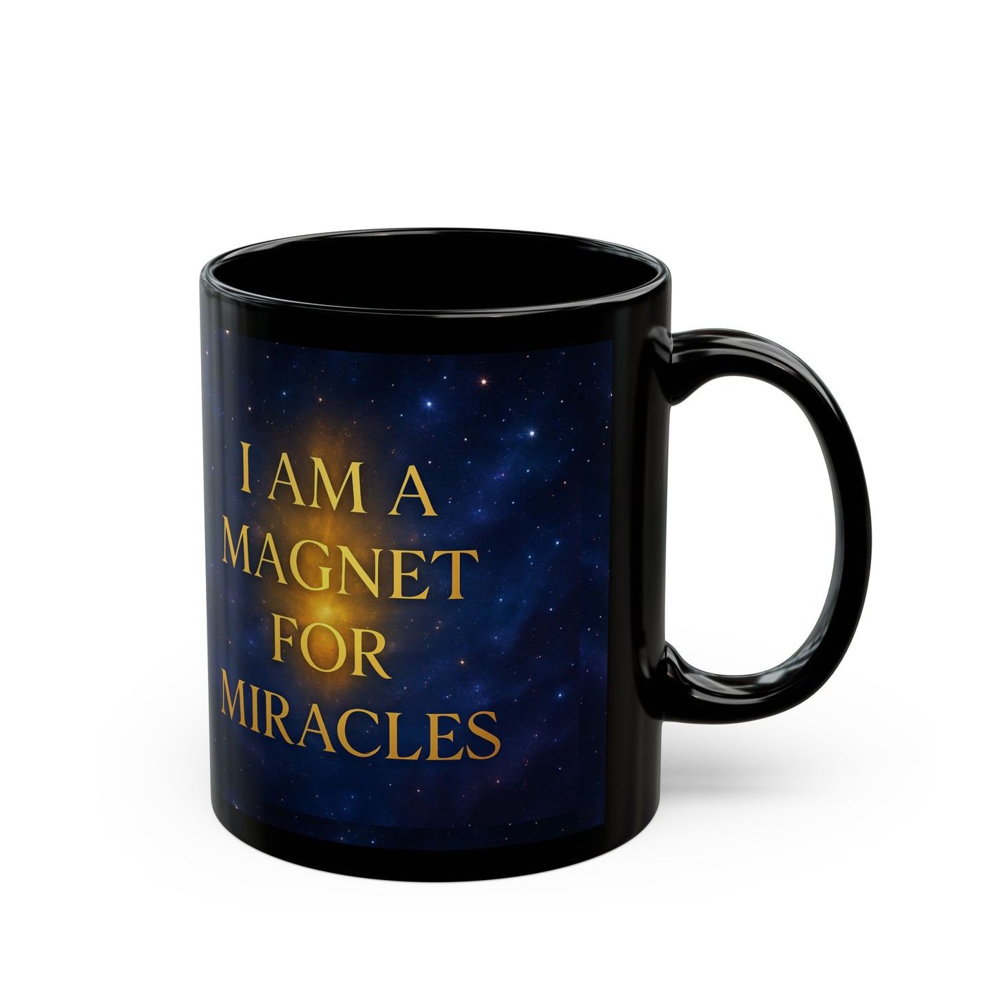 "I Am a Magnet for Miracles" – Cosmic Affirmation Mug
