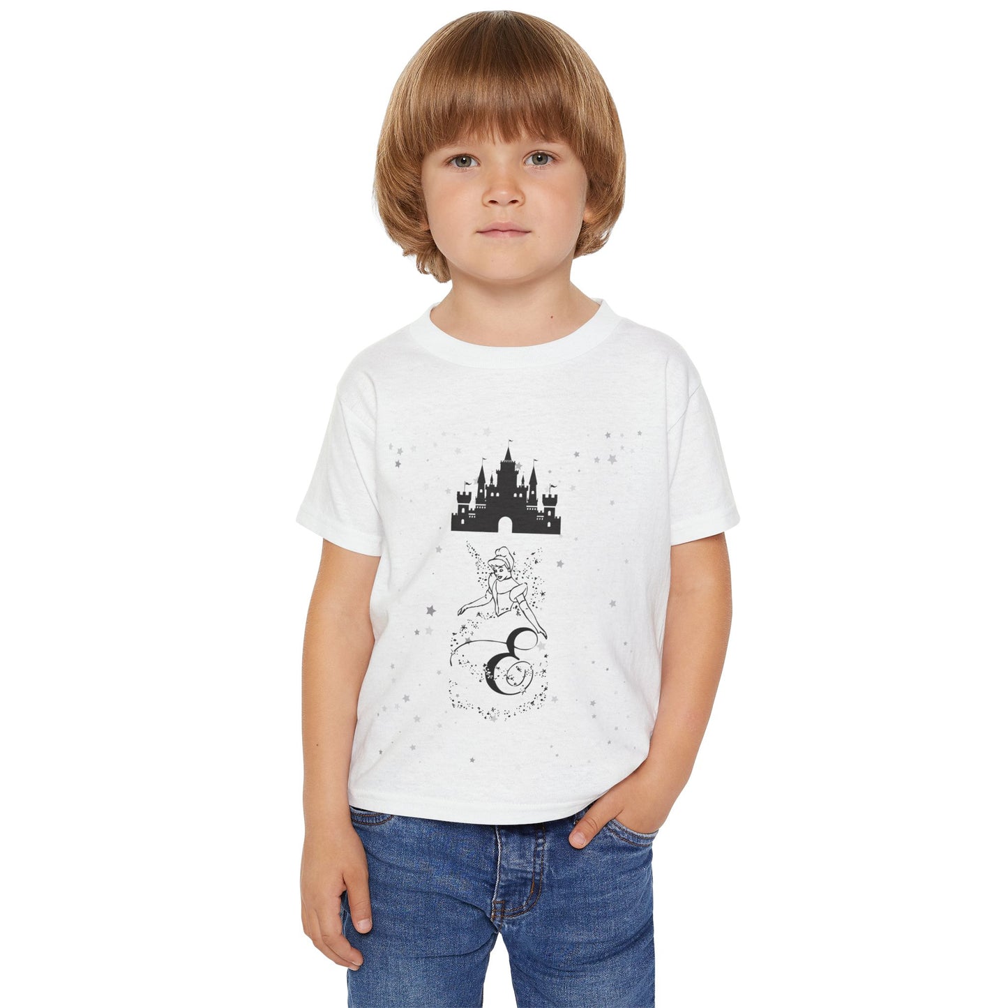 Magical Castle Toddler T-Shirt - Enchanted Princess Design for Kids