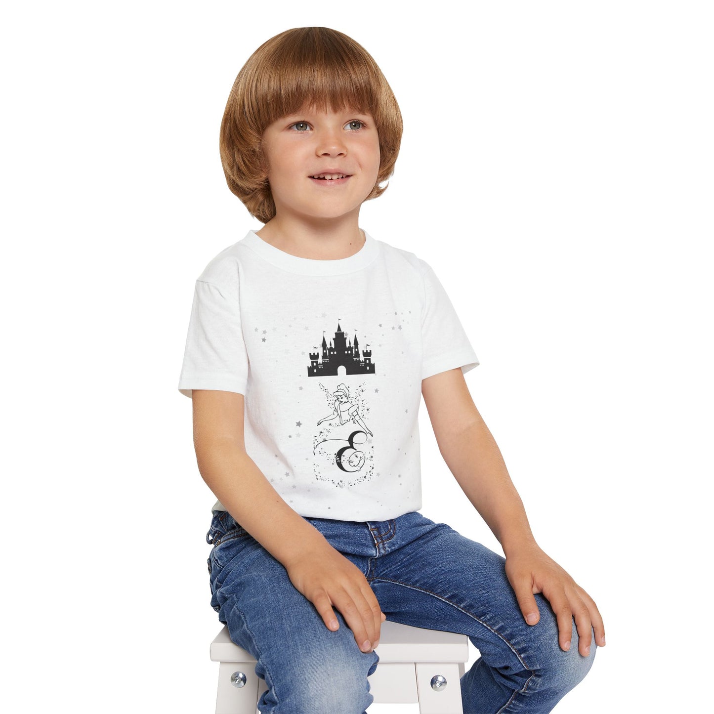 Magical Castle Toddler T-Shirt - Enchanted Princess Design for Kids