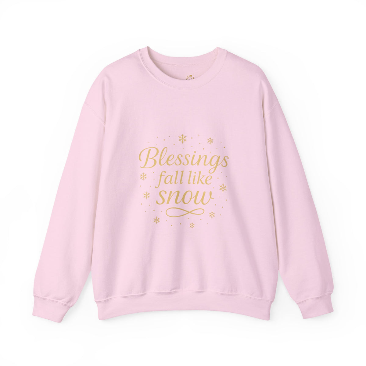 Blessings Fall Like Snow Affirmation Sweatshirt – product photo 2 of 56