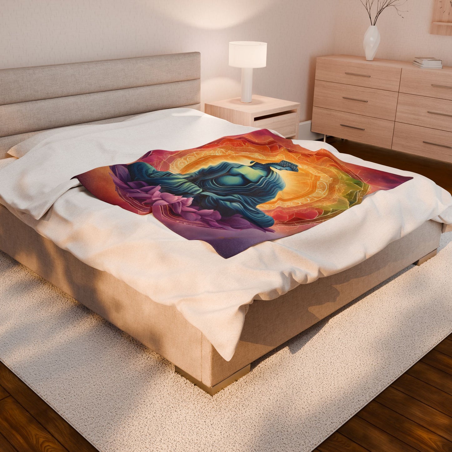 Colorful Buddha Blanket
