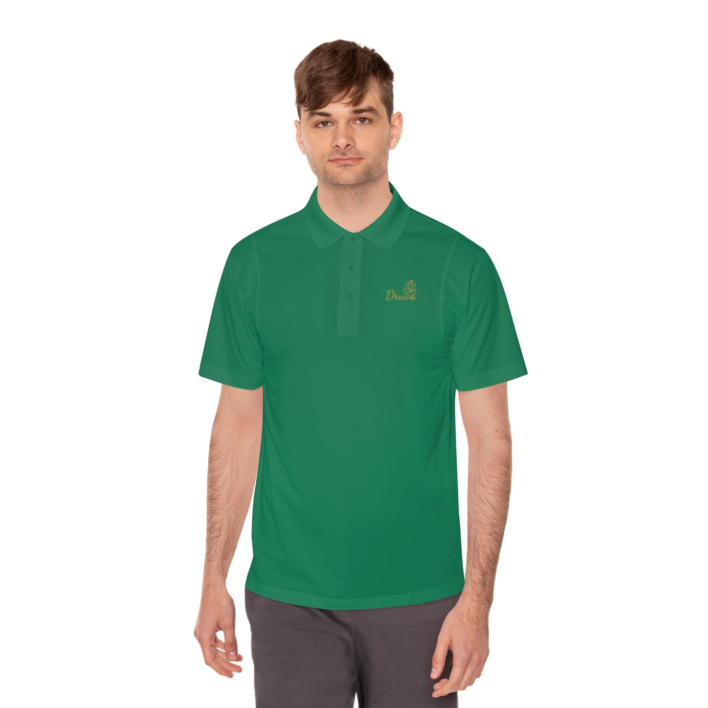 Druvs Premium Polo Shirt – Classic Embroidered Logo, Unisex Fit (Multiple Colors)