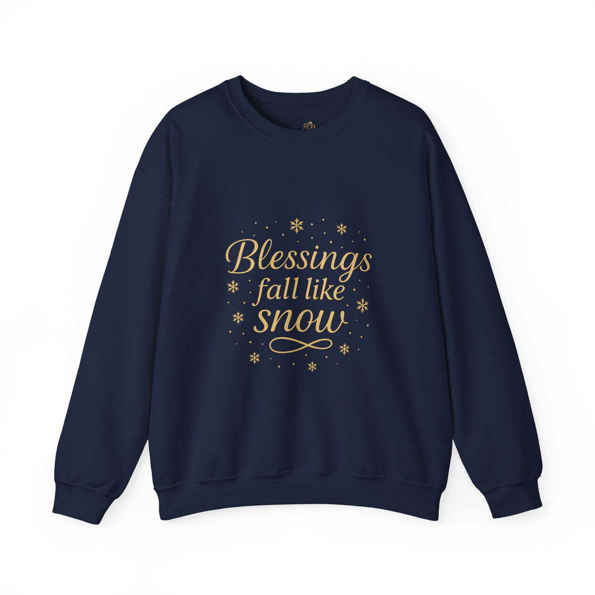 Blessings Fall Like Snow Affirmation Sweatshirt – product photo 5 of 56