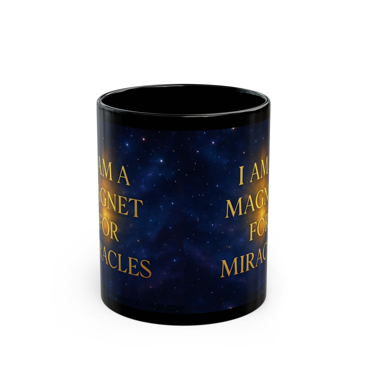 "I Am a Magnet for Miracles" – Cosmic Affirmation Mug