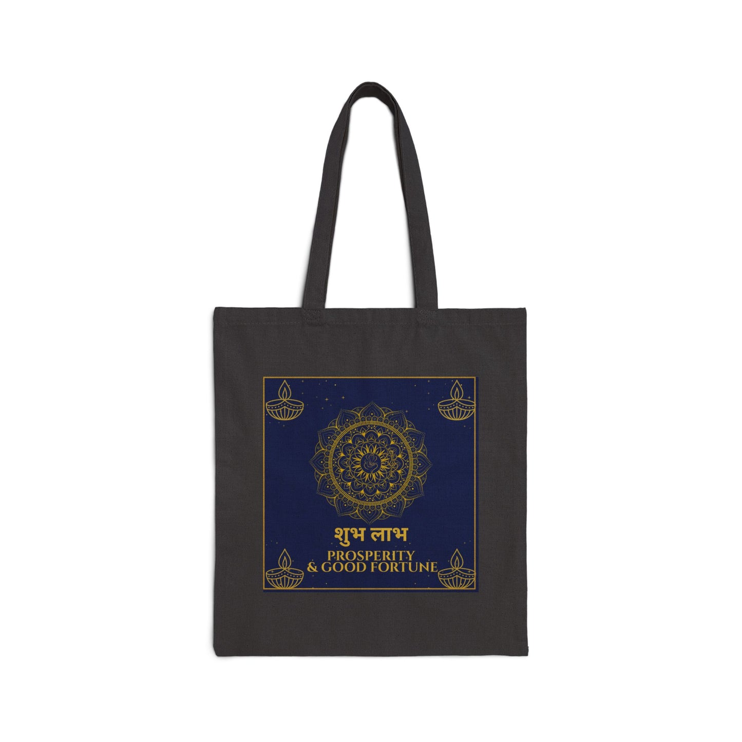Shubh Labh Diwali Tote Bag – Prosperity & Good Fortune Mandala Design