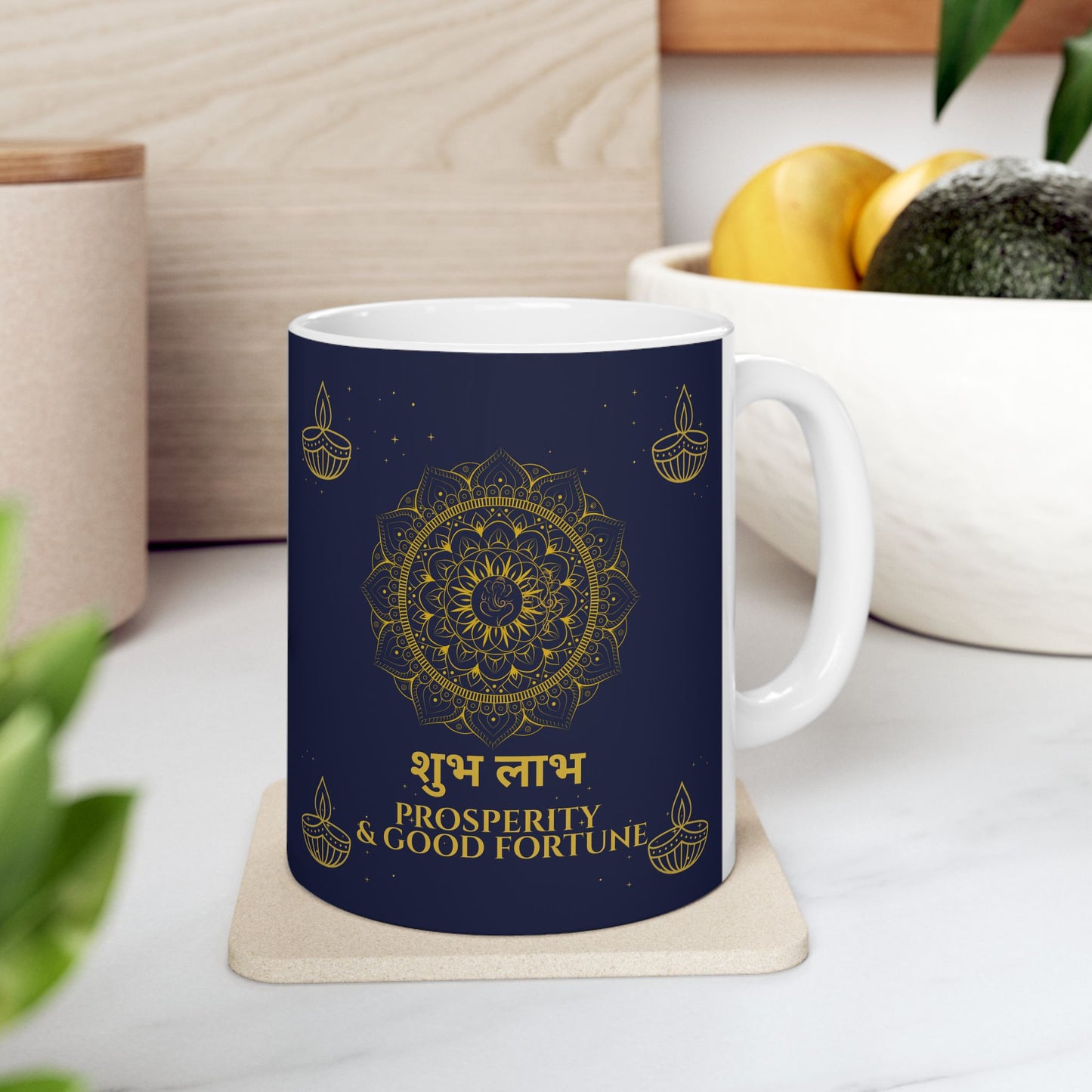 Shubh Labh Mug – Prosperity & Good Fortune Diwali Edition Ceramic Mug