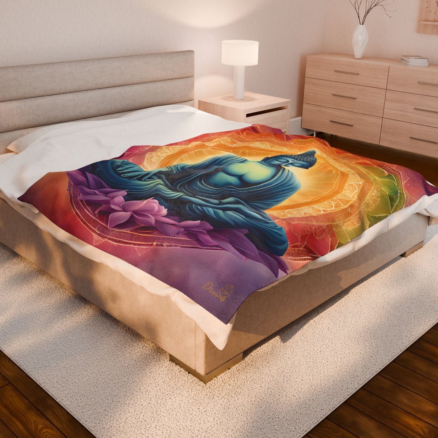Colorful Buddha Blanket
