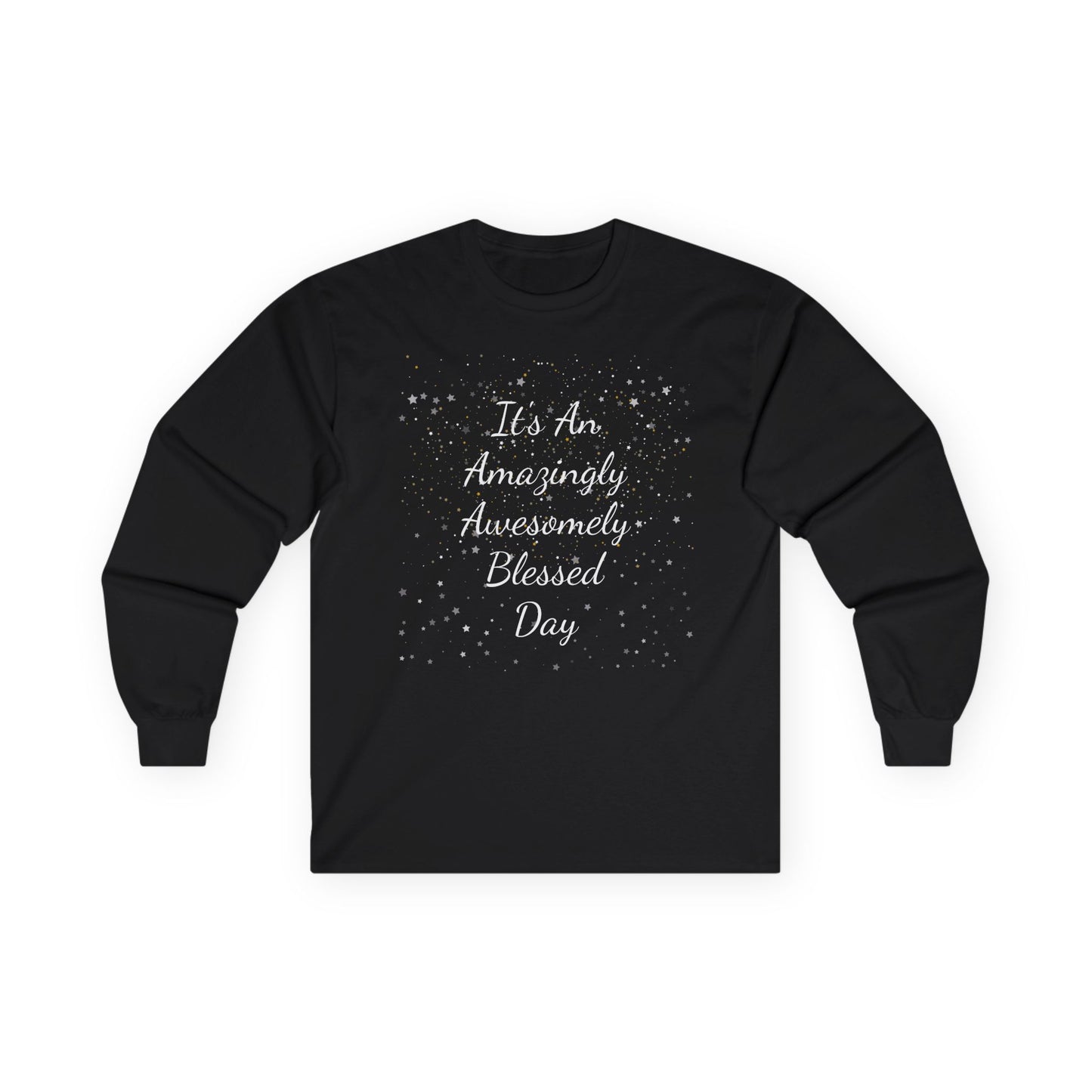 Long Sleeve Tee - 'It's an amazingly awesomely day' New Year gift, Christmas