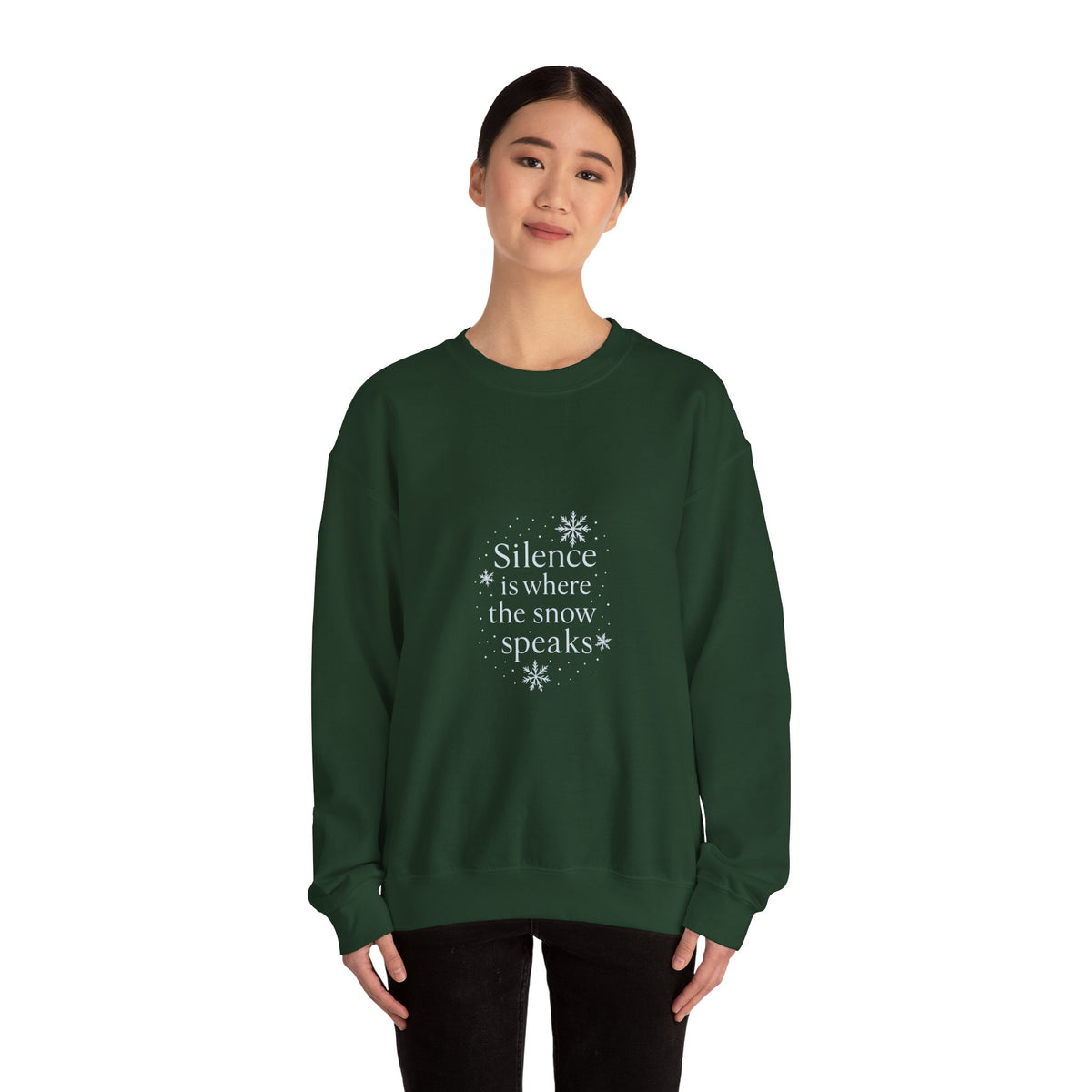 Silence Is Where the Snow Speaks Sweatshirt – product photo 21 of 48