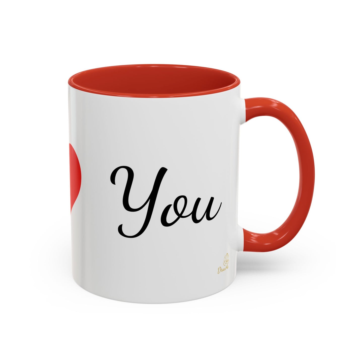 I ❤️ You Mug – Romantic Red Heart Ceramic Coffee Cup for Couples & Gifts