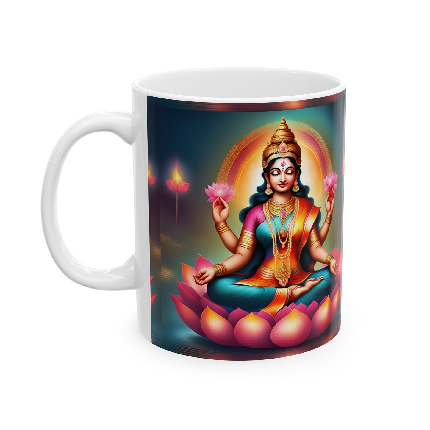 Goddess Lakshmi Mug – Abundance & Prosperity Spiritual Gift