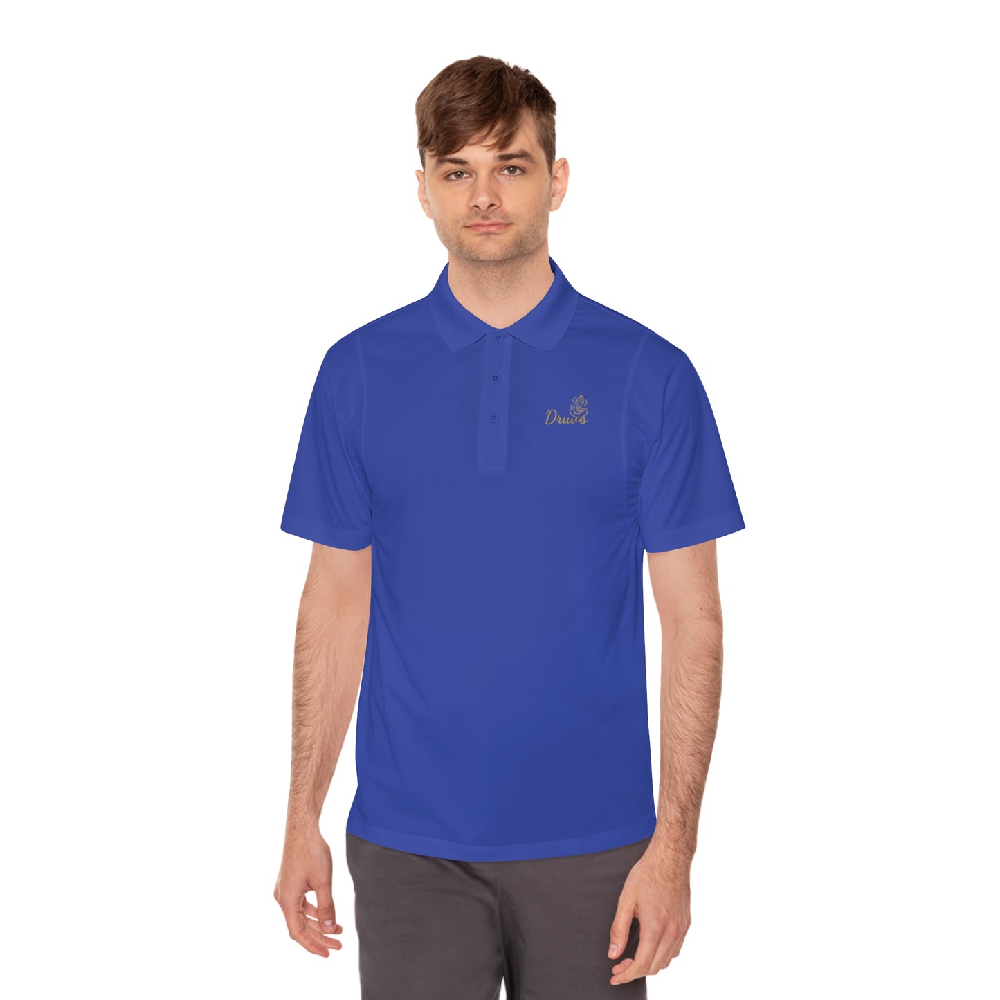 Druvs Premium Polo Shirt – Classic Embroidered Logo, Unisex Fit (Multiple Colors)