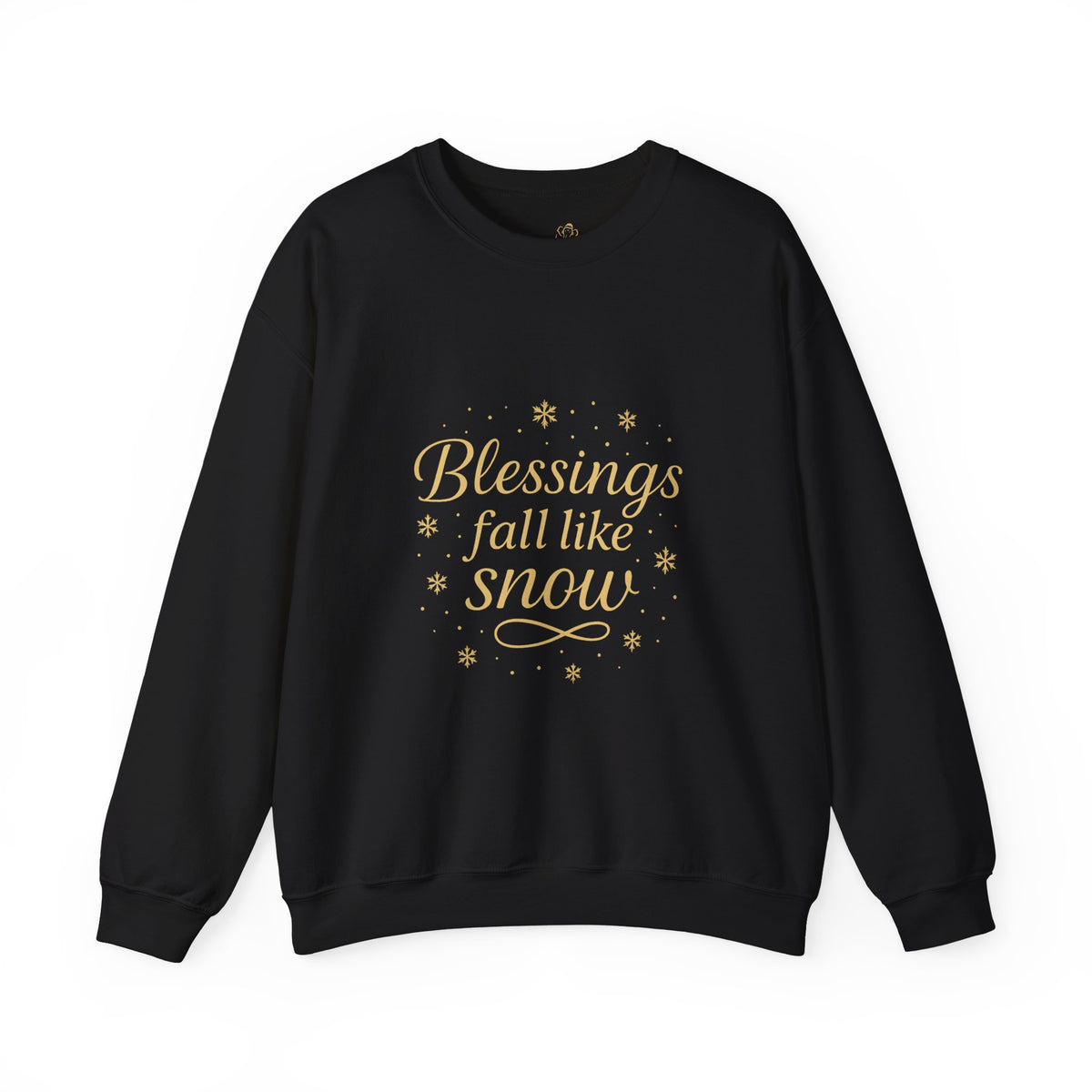 Blessings Fall Like Snow Affirmation Sweatshirt – product photo 6 of 56