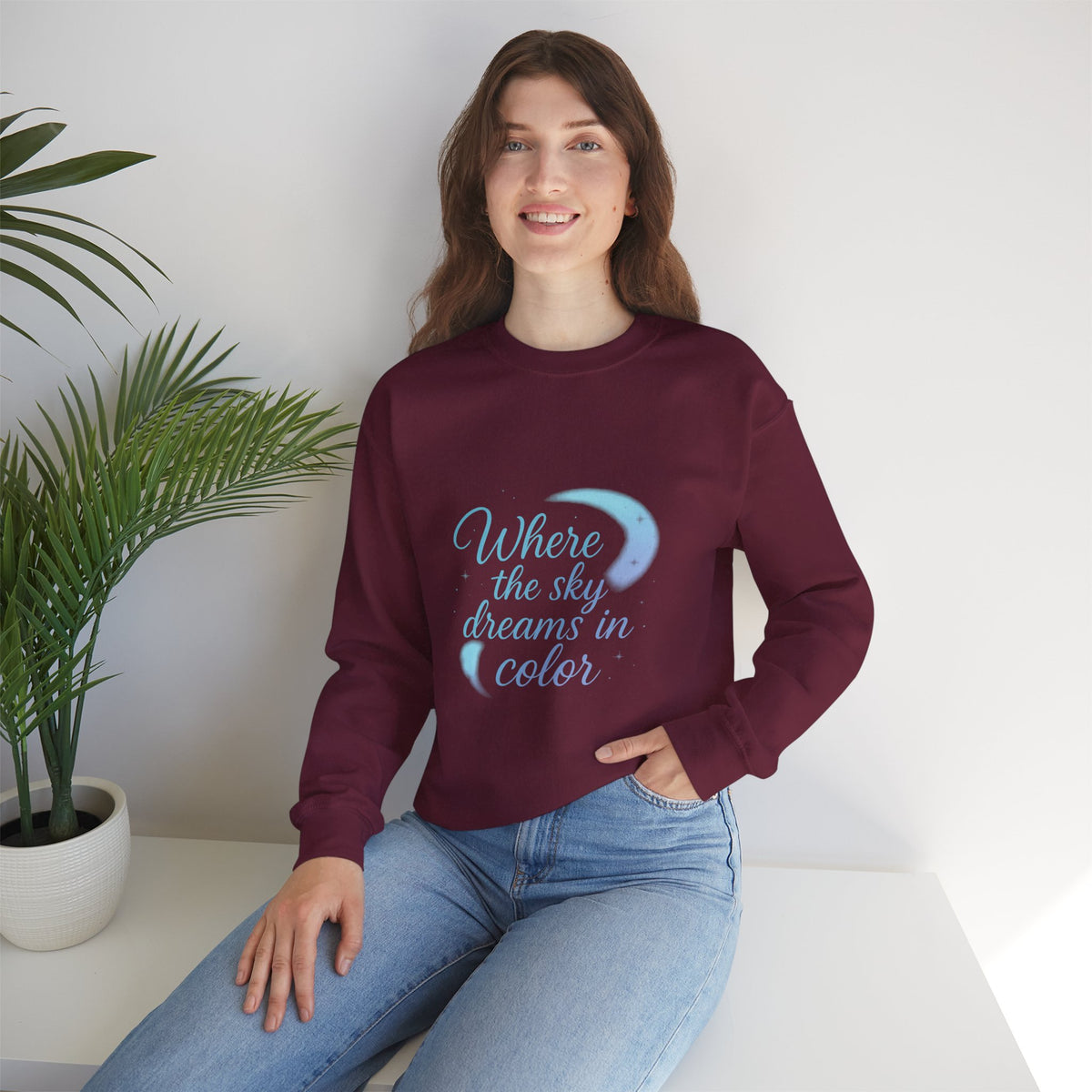 Where the Sky Dreams in Color Moon Sweatshirt – product photo 43 of 56