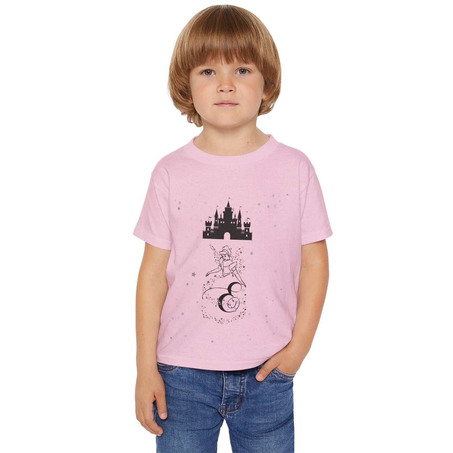 Magical Castle Toddler T-Shirt - Enchanted Princess Design for Kids