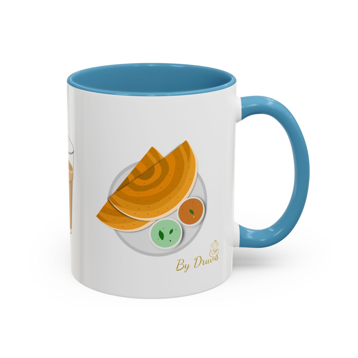 Chai, Paneer & Dosa Two-Tone Mug – By Druvs