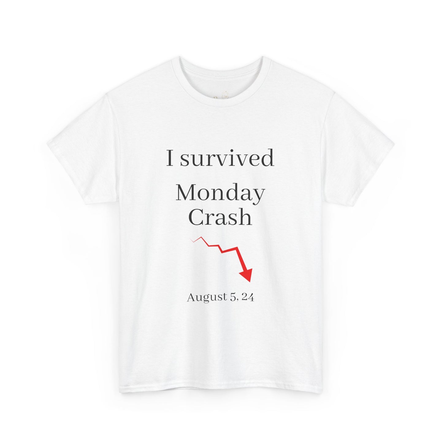 Stock Market T-Shirt - I Survived Monday Crash August 5, 2024 Unisex Tee