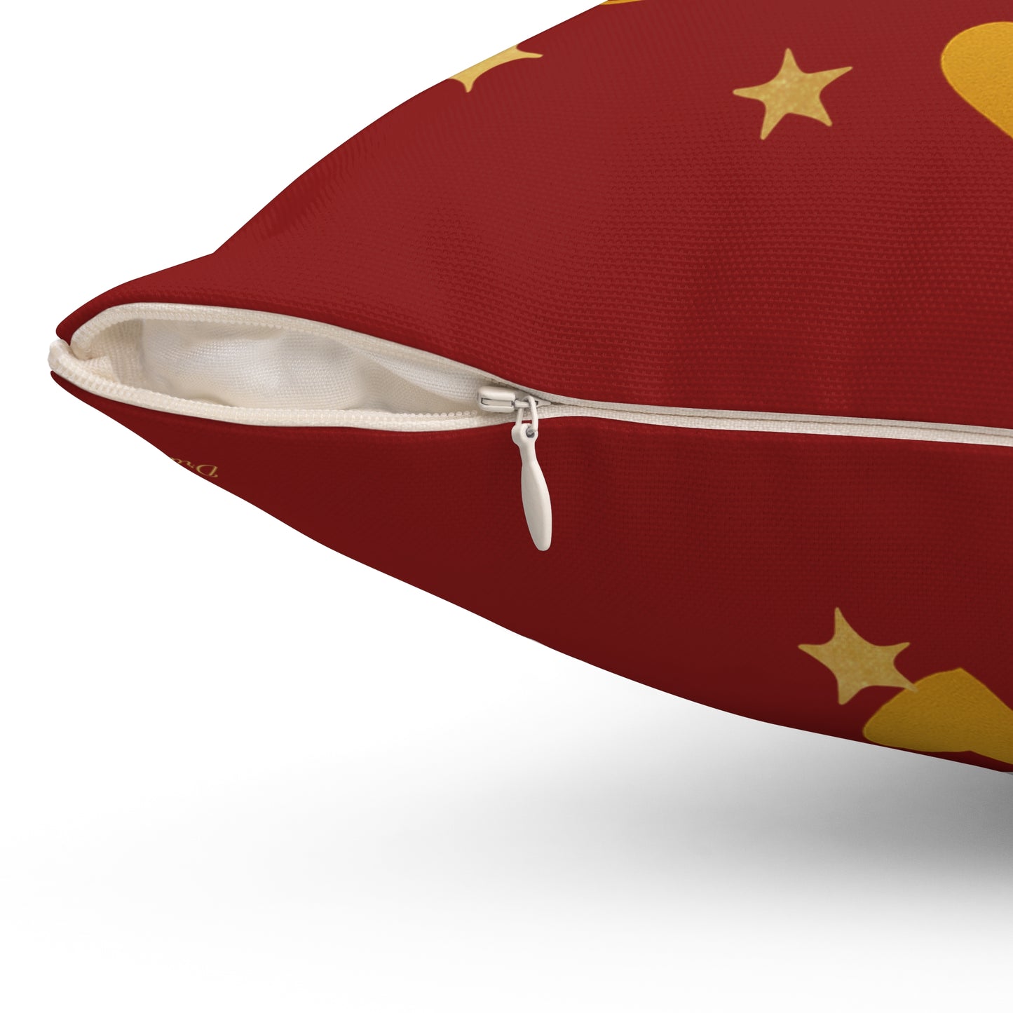 Love is the Magic of Christmas Cushion – Festive Red Throw Pillow