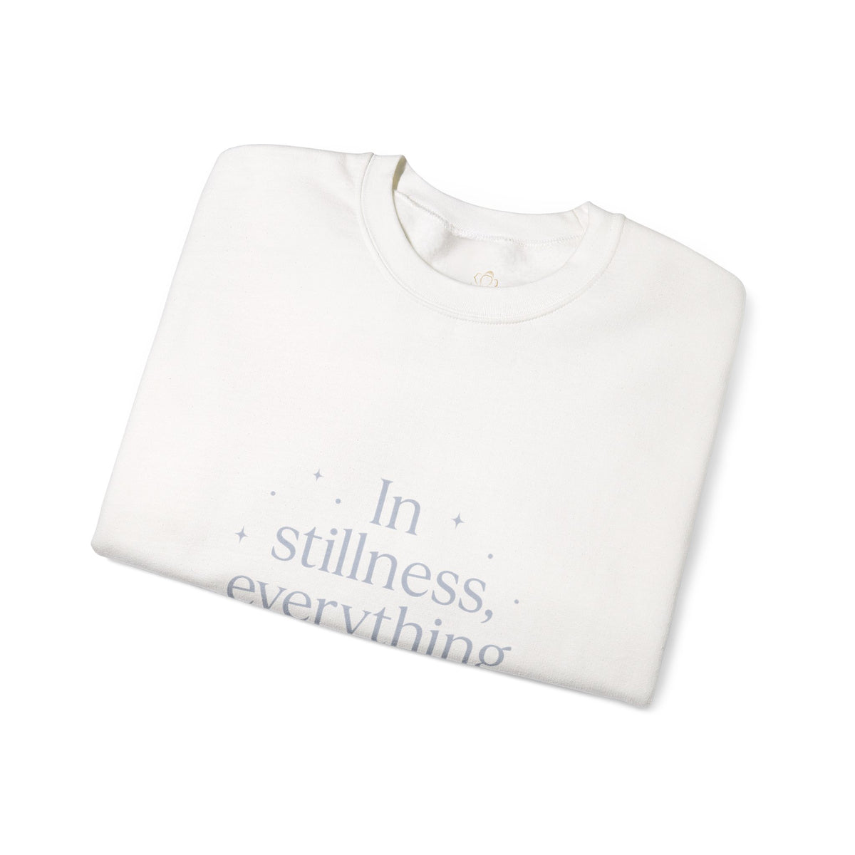 In Stillness, Everything Shines Winter Sweatshirt – product photo 30 of 48