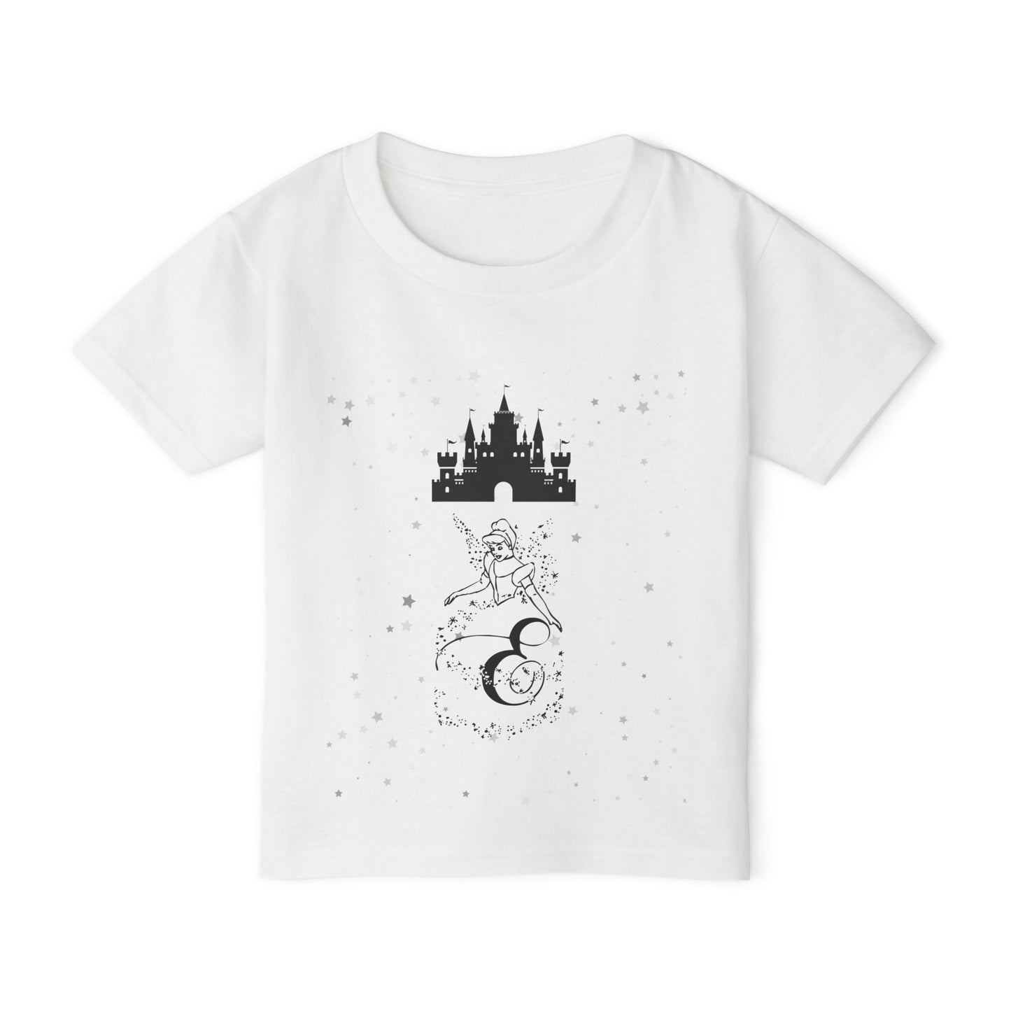Magical Castle Toddler T-Shirt - Enchanted Princess Design for Kids