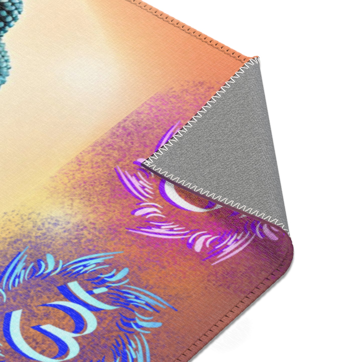 Buddha Chakra Area Rug – Sacred Lotus Meditation Mat