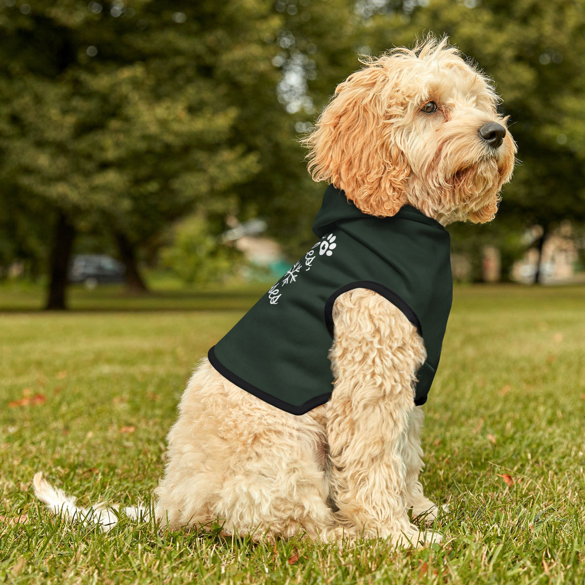 Warm Snuggles, Cold Noses Christmas Pet Hoodie – Cozy Dog Outfit – product photo 14 of 18