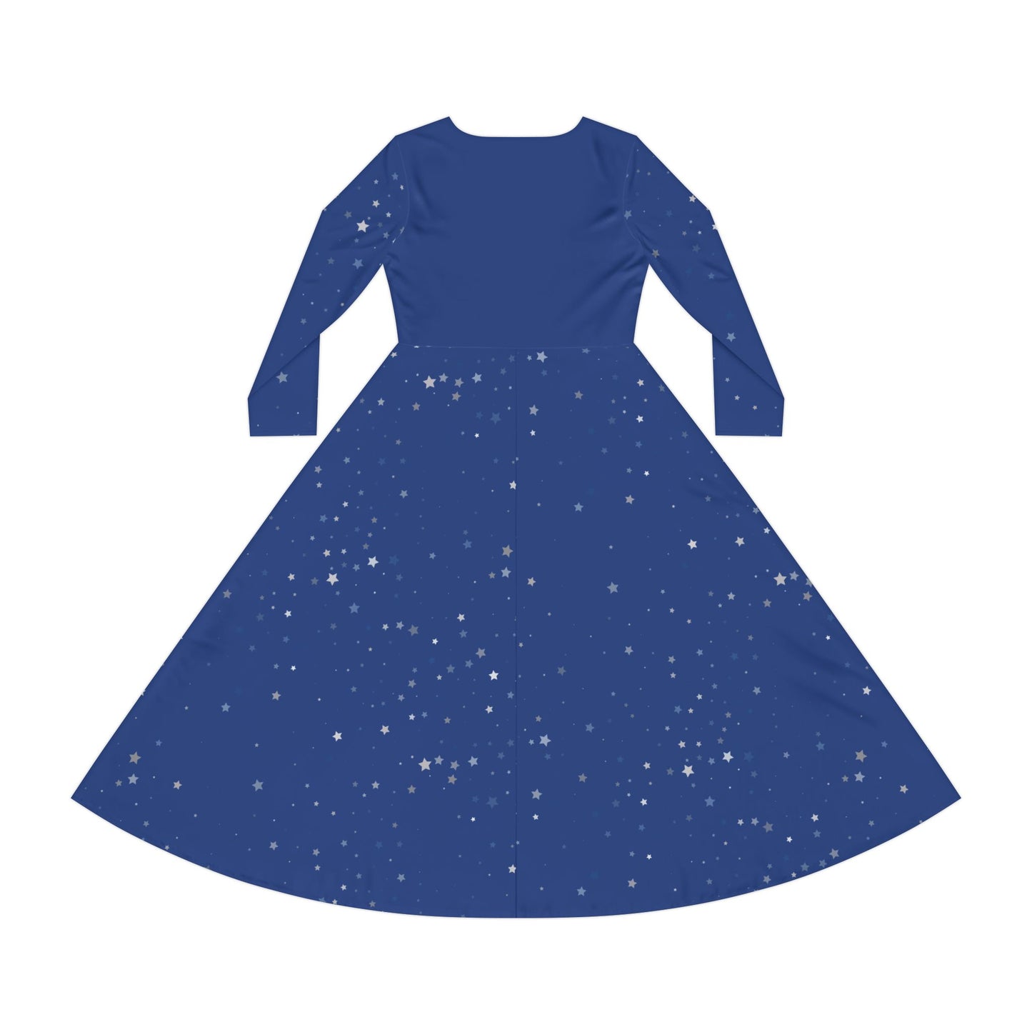 Long Sleeve Dress with Champagne Glass and Stars