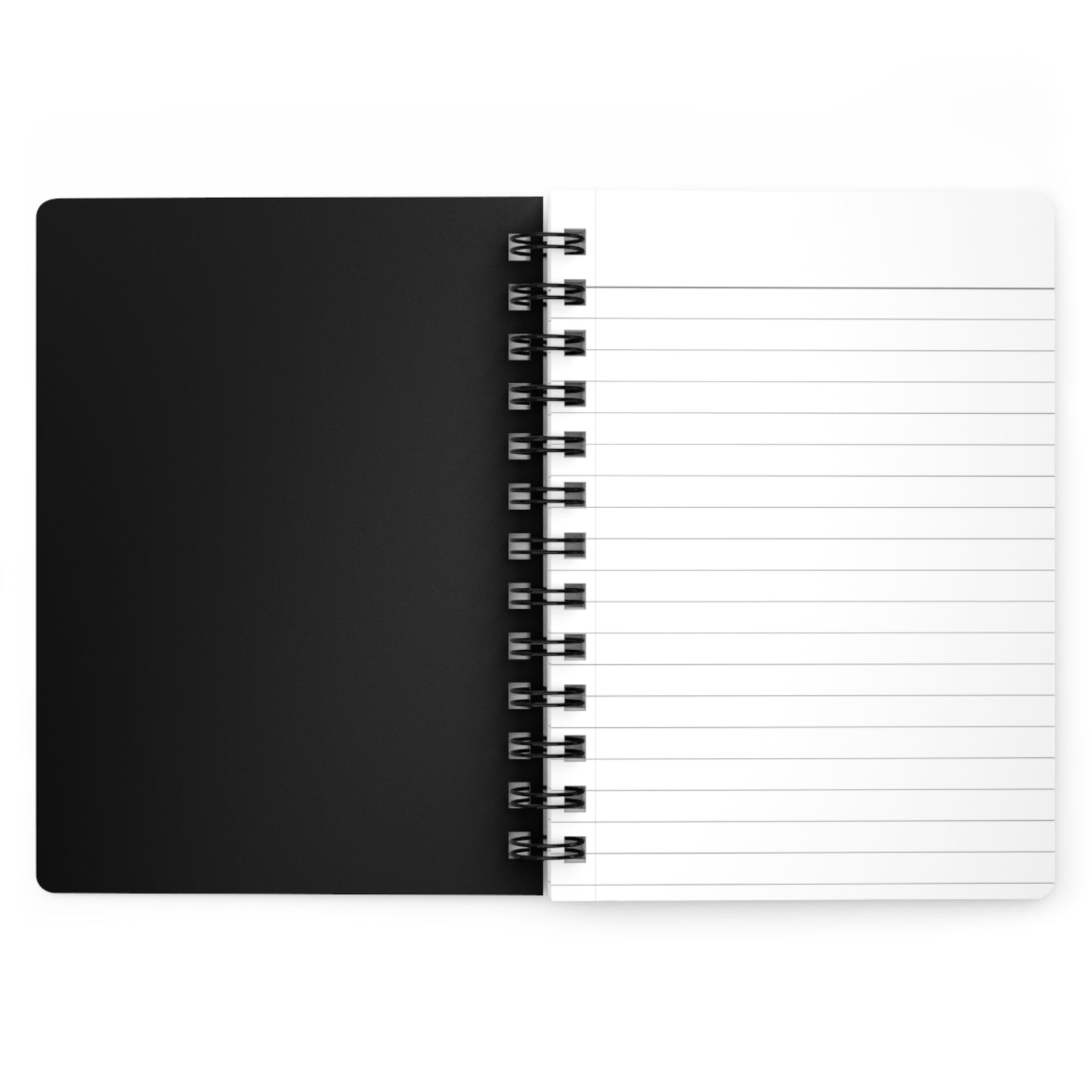 Shine Flow Prosper Journal – Cosmic Manifestation Spiral Notebook by Druvs