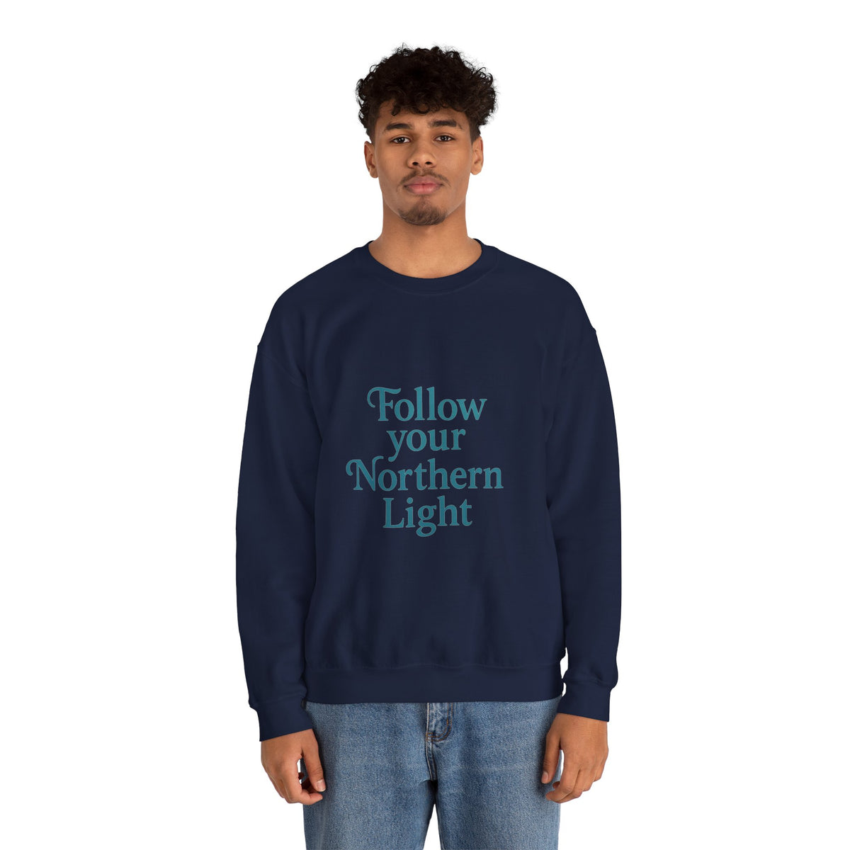Follow Your Northern Light Affirmation Sweatshirt – product photo 24 of 56