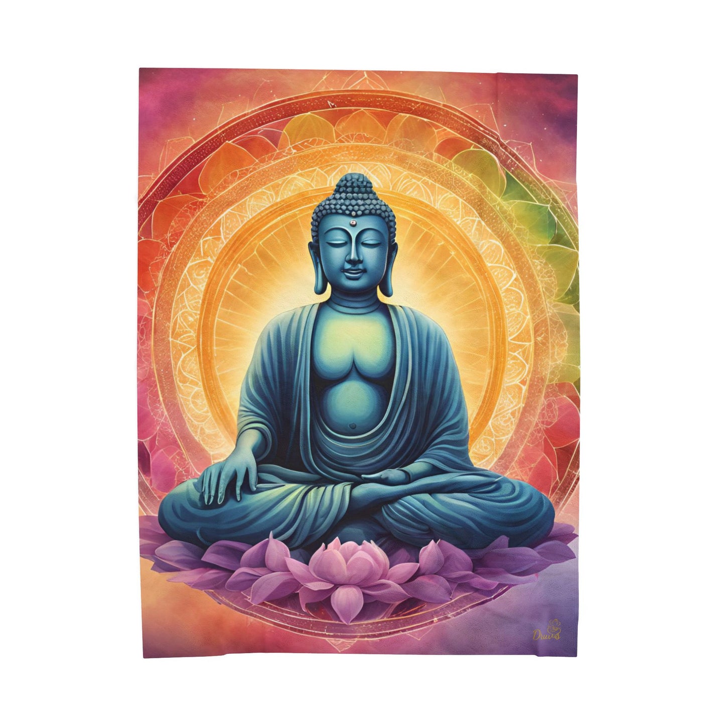 Colorful Buddha Blanket