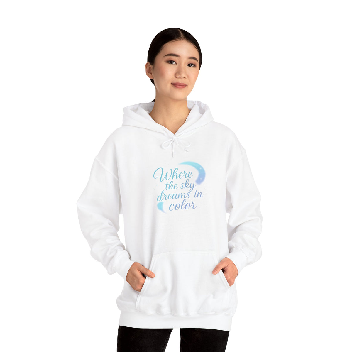 Where the Sky Dreams in Color Moon Hoodie – product photo 19 of 63