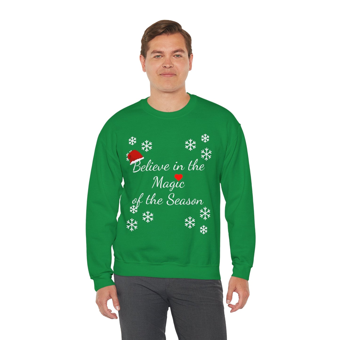 Christmas Sweatshirt, Ugly Christmas Sweater, Holiday Season, Xmas Cheer, Magic of the Season, Gifts