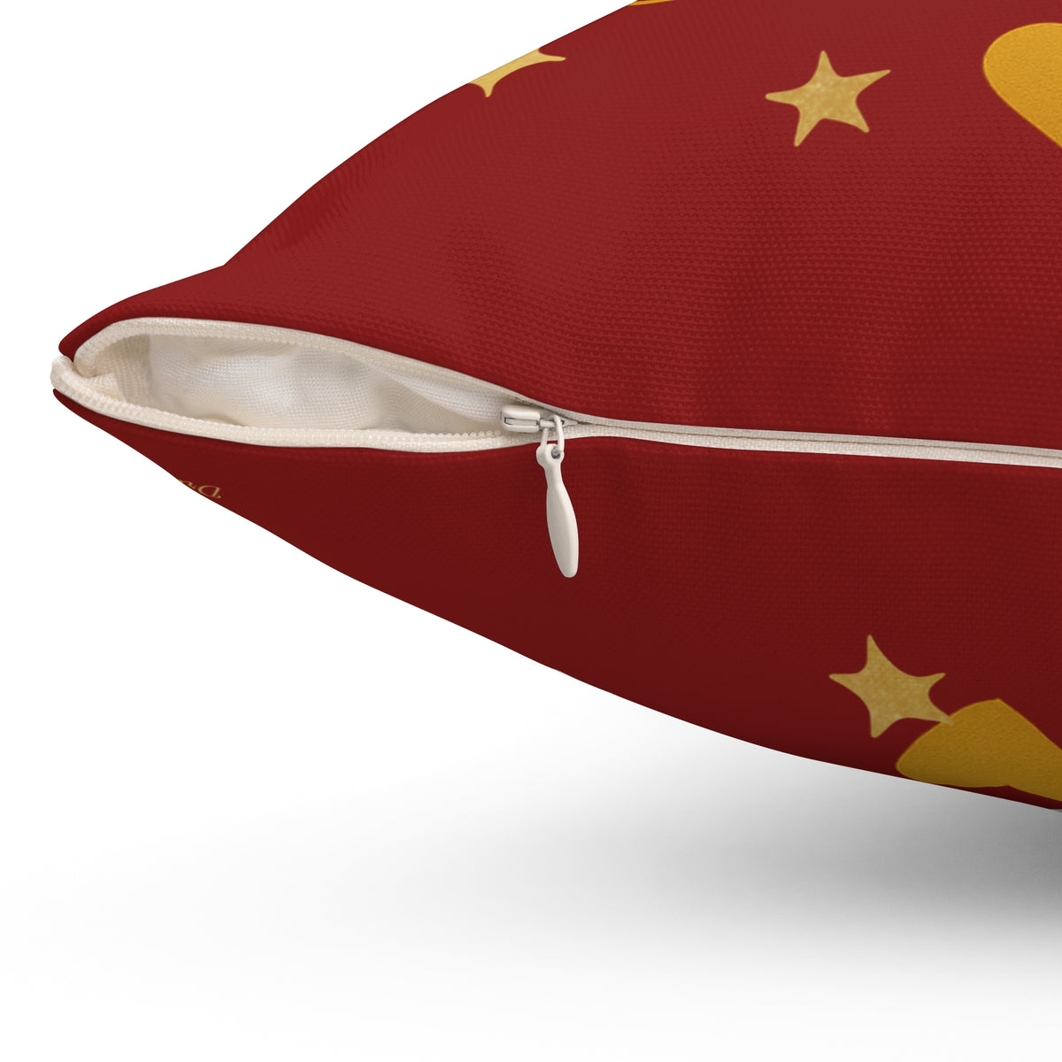 Love Is the Magic of Christmas Cushion – Red & Gold – product photo 10 of 12
