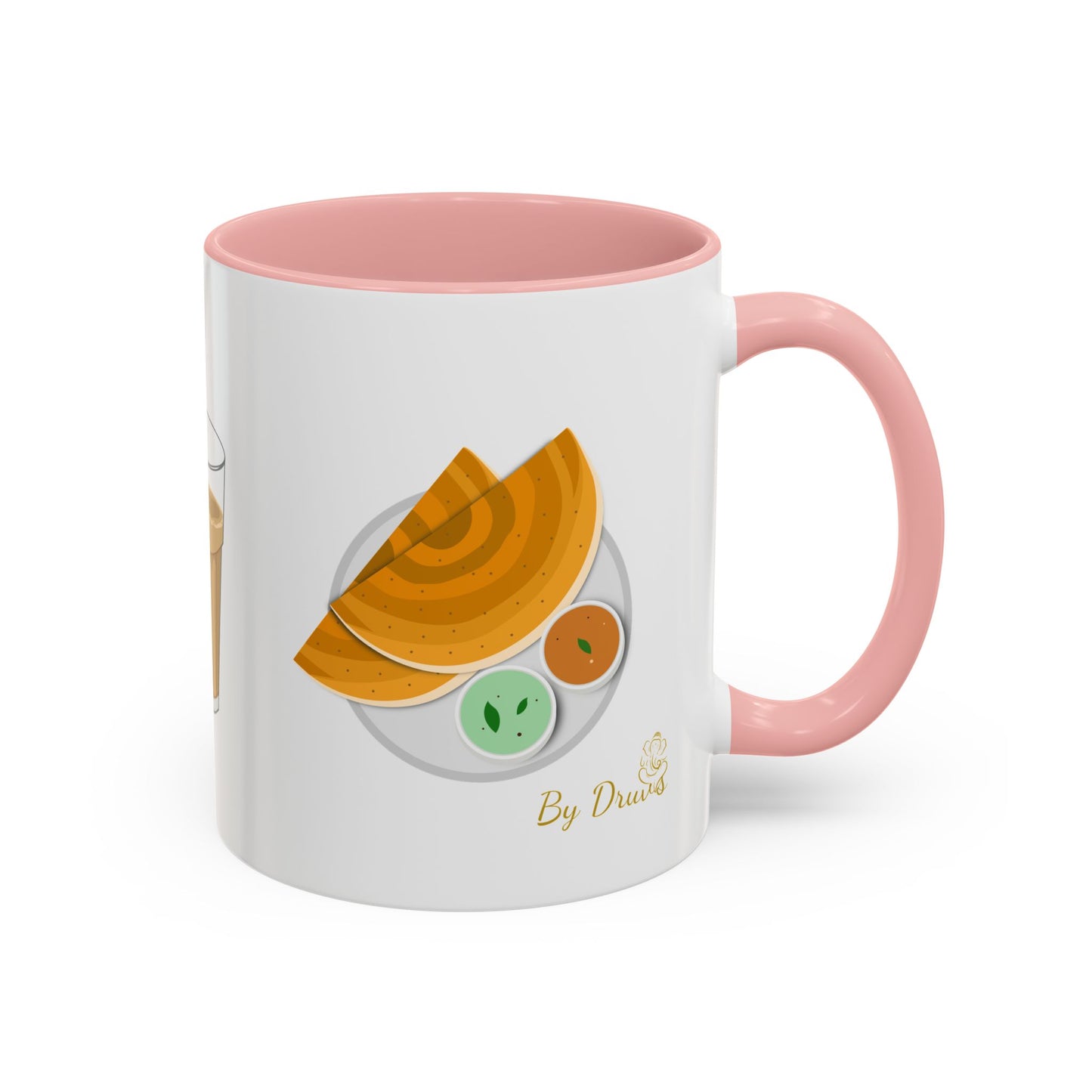 Chai, Paneer & Dosa Two-Tone Mug – By Druvs