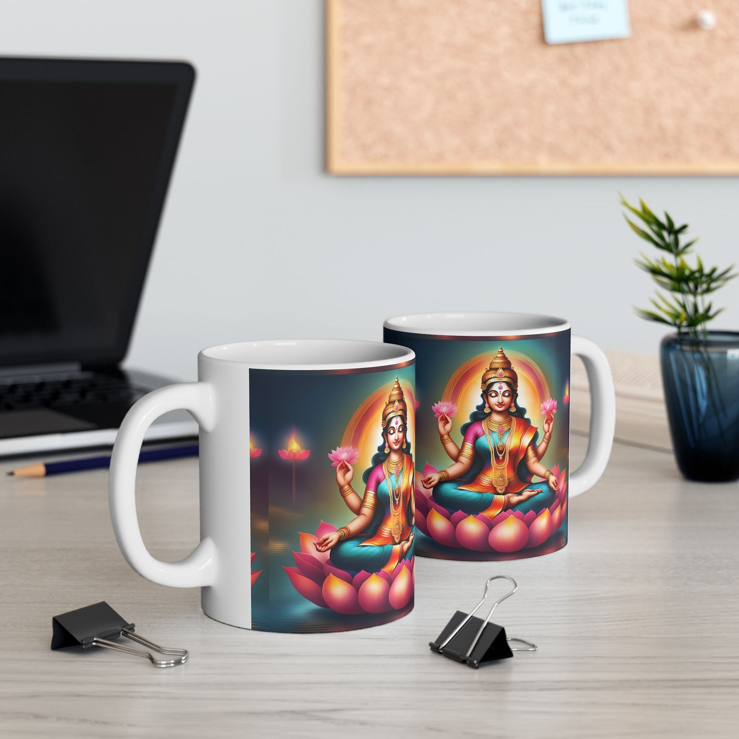 Goddess Lakshmi Mug – Abundance & Prosperity Spiritual Gift