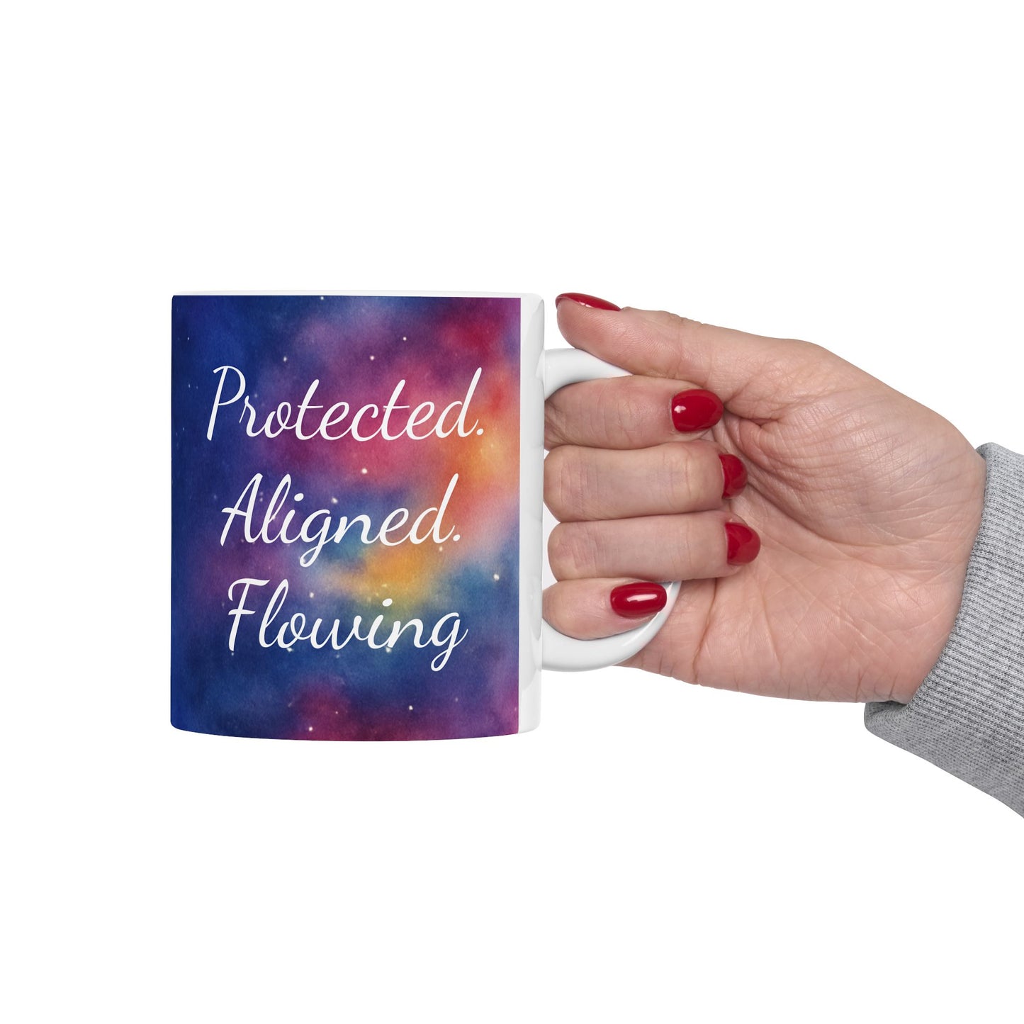 Ganesh Mug – My Energy, My Protector | Cosmic Spiritual Mug