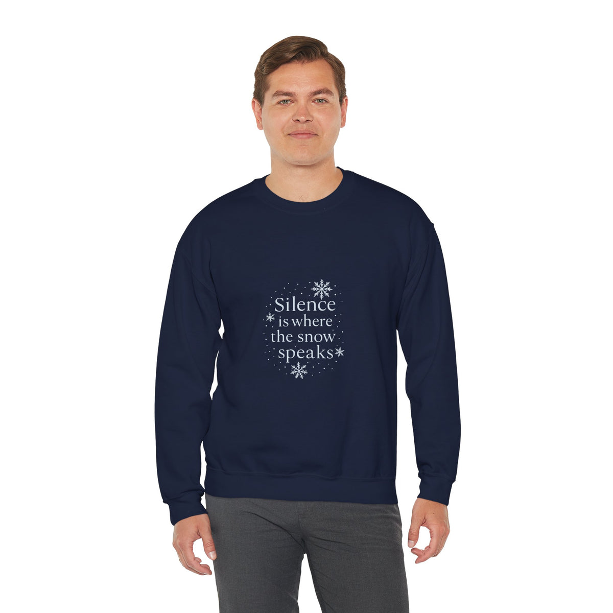 Silence Is Where the Snow Speaks Sweatshirt – product photo 27 of 48